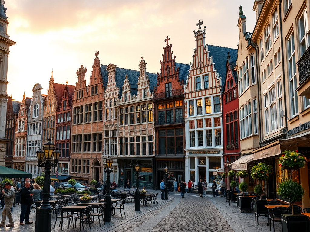 ภาพทิวทัศน์และสถานที่สำคัญในประเทศเบลเยี่ยม รวมถึงสถาปัตยกรรม วัฒนธรรม อาหาร และธรรมชาติอันงดงาม